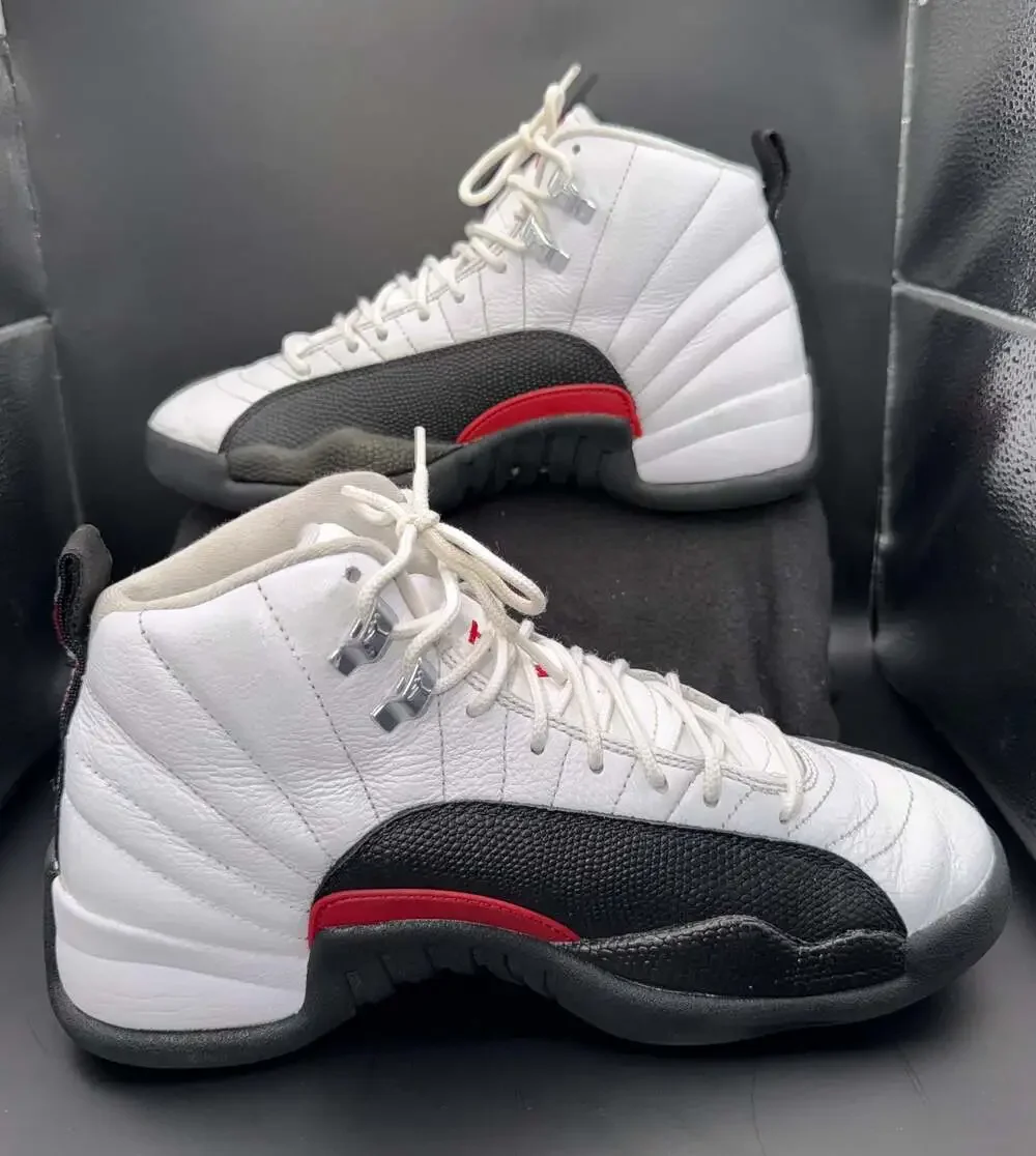 Size: 7.5y- Air Jordan 12 Retro 'Taxi Flip'